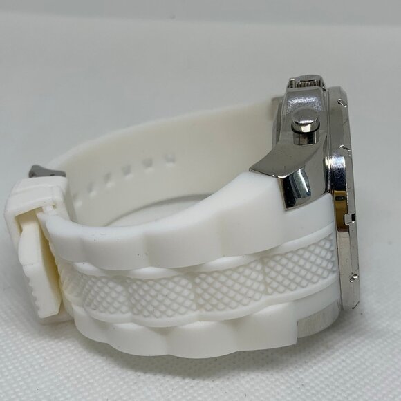 U.S. Polo Assn. men Watch Analog and Digital Silver tone 52mm round case running - Picture 6 of 8